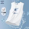 GENIOLAMODE Men's Cotton Sleeveless Printed Vest