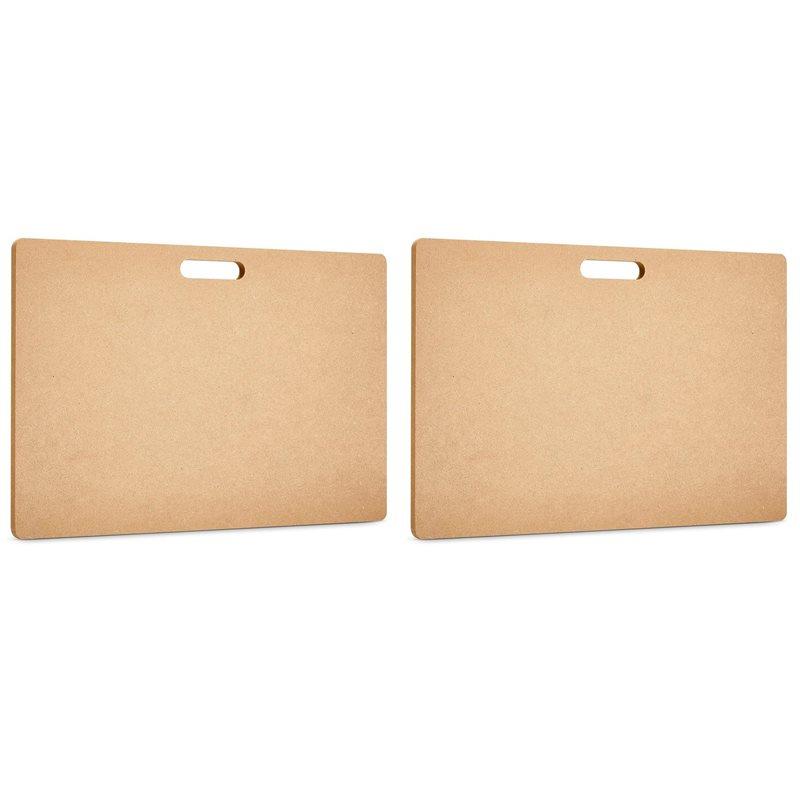 Premium-2X Clay Wedging Board With Handle - 11.7X17.6Inch Clay Board For Ceramics, Clay Crafts, And Pottery 8Mm Thickness