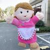 Plush Family Storytelling Hand Puppet Toy With Soft Material For Doll Children
