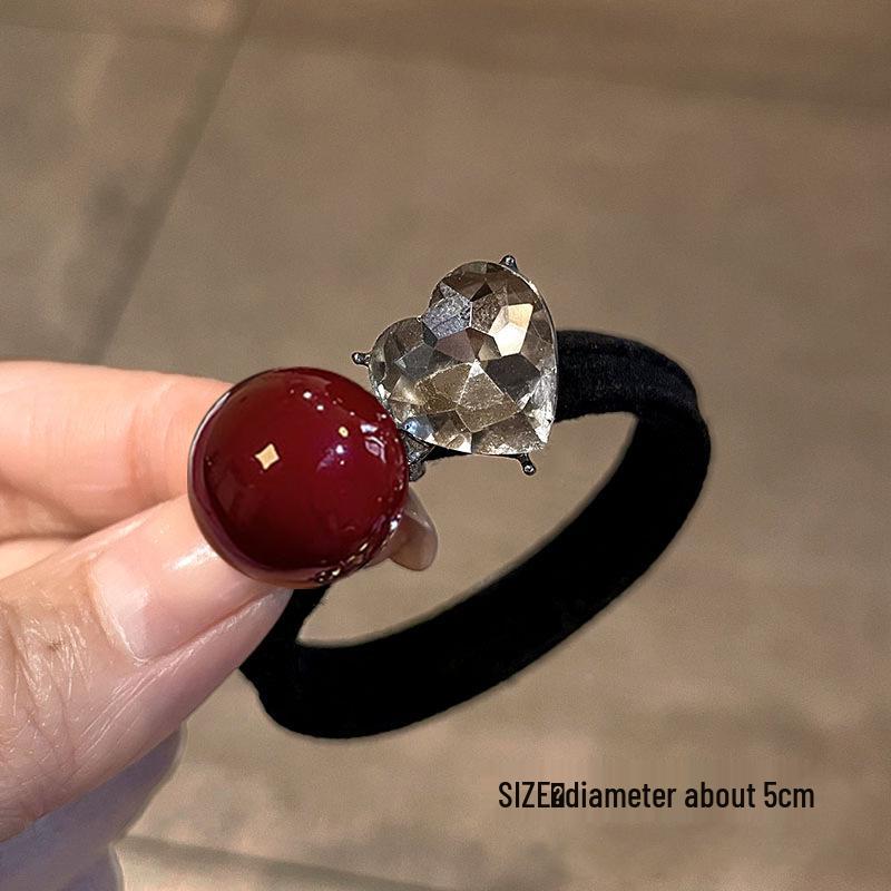 Luxurious French Pearl Hair Tie for Women - Versatile, Retro, and High Elasticity Hair Band