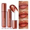 Saftiger Spiegelglanz Lippenstift mit zuckerbeschichteter Version, Langanhaltender feuchtigkeitsspendender Spiegelglanz Lippenstift