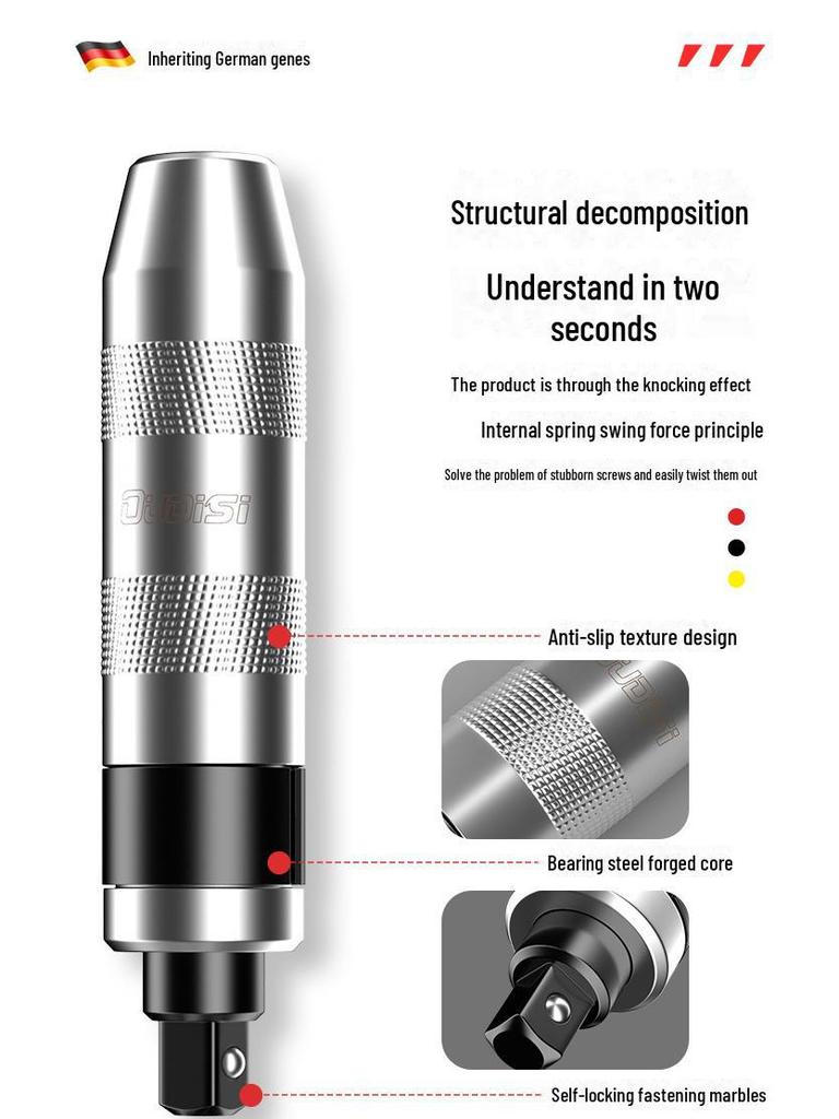 Impact Screwdriver Set for Rusty Screws with Sleeves