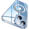 For iPhone 14 Magnetic Clear Case Compatible with MagSafe TPU+PC Protective Phone Cover