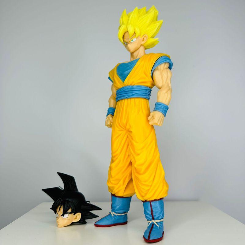 30cm Z Warrior Unlimited Son Goku Anime Figure Dragon Ball Pvc Statue Model Doll Double Head Swap Collection Children'S Toy Present