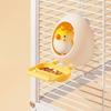 Eggshell Bird Bird Food Dispenser Bite Resistant Bird Standing Stick  Cage Accessory