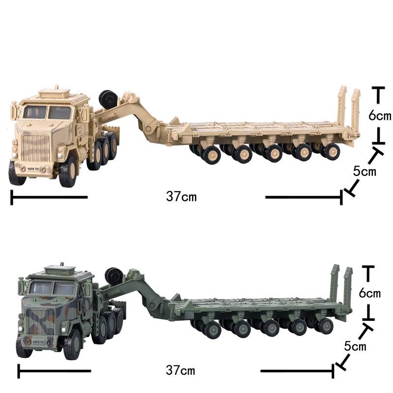 1:72 Creative Military Series Building Blocks Armored Transport Vehicle Green/Yellow M-Track Model Toys For Kids Christmas Gifts