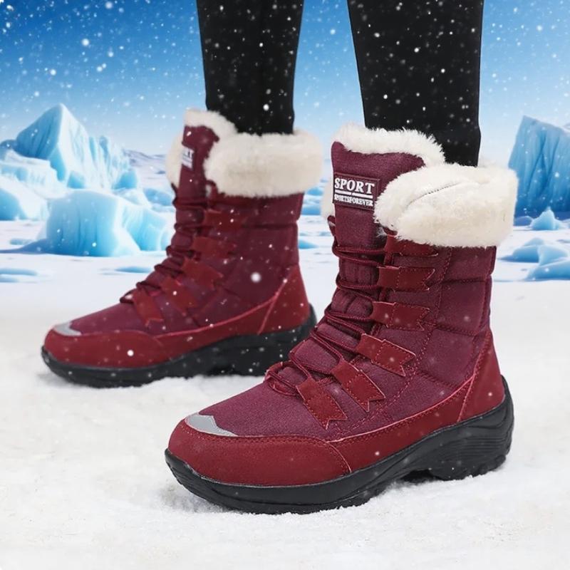 Women Snow Boots Non-slip High Quality Comfortable Fashionable Style Plush Warm Boots Must-have for Winter Platform Boots