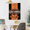 Harleydavidson Motorcycles Custom Your Name Wall Decor Tapestry Art For Pet Memorial Birthdaywedding Party Backdrop Family Gift