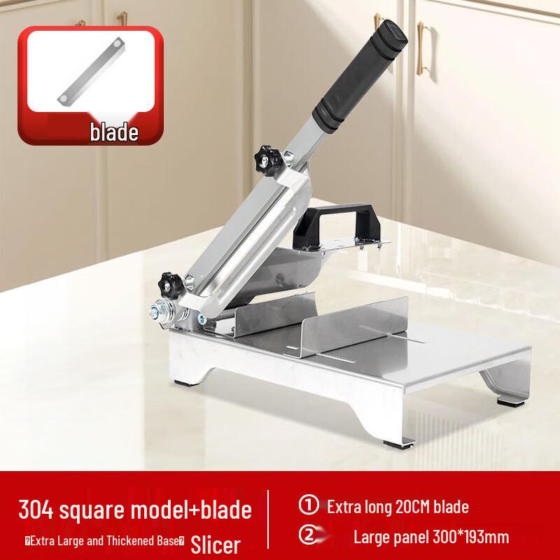 ZISIZ Household Stainless Steel Multi-function Meat Slicer