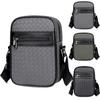 New Men's Messenger Bag Woven Pattern Fashion Casual Bag Shoulder Bag Simple and High-end Men's Bag