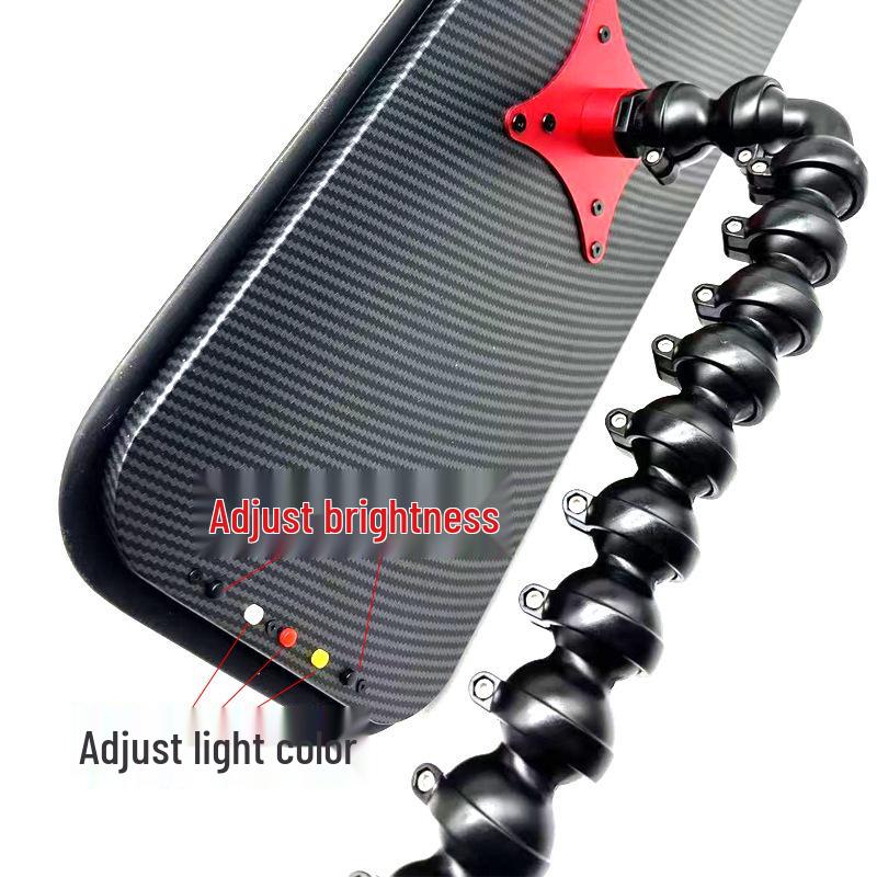Battery-Powered LED Six-Stripe Leveling Lamp for Car Dent Repair