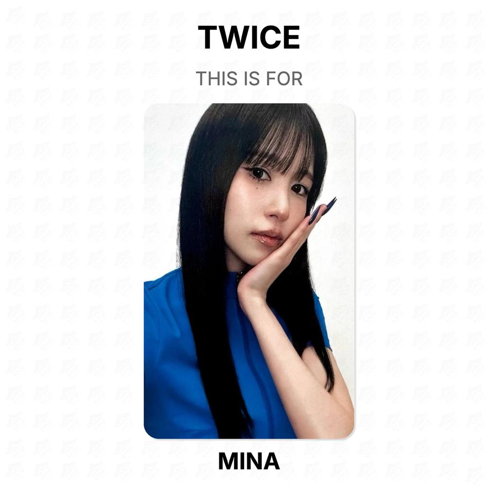 Twice THIS IS FOR Official Photocard