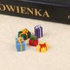 5PCS 1/12 Scale Miniature Dollhouse Christmas Gift Box Decoration Accessories