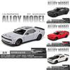 Car Model Alloy Dodge Srt Hellcat With Sound Light For Kids Playroom