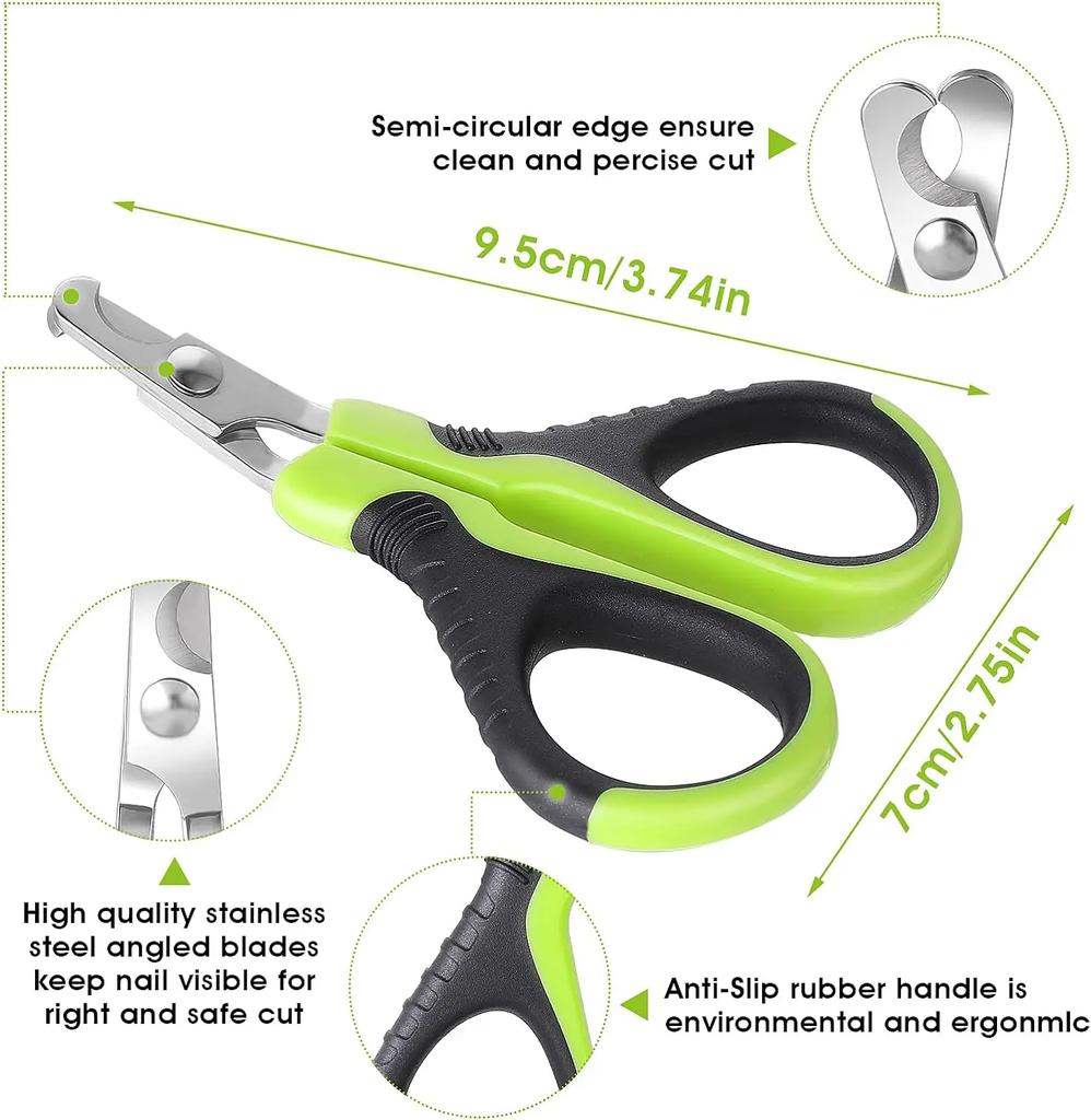 Stainless Steel Dog Nail Clipper Scissors Cat Nail Toe Claw Clippers Trimmer Grooming Tools for Animals General Pet Supplies