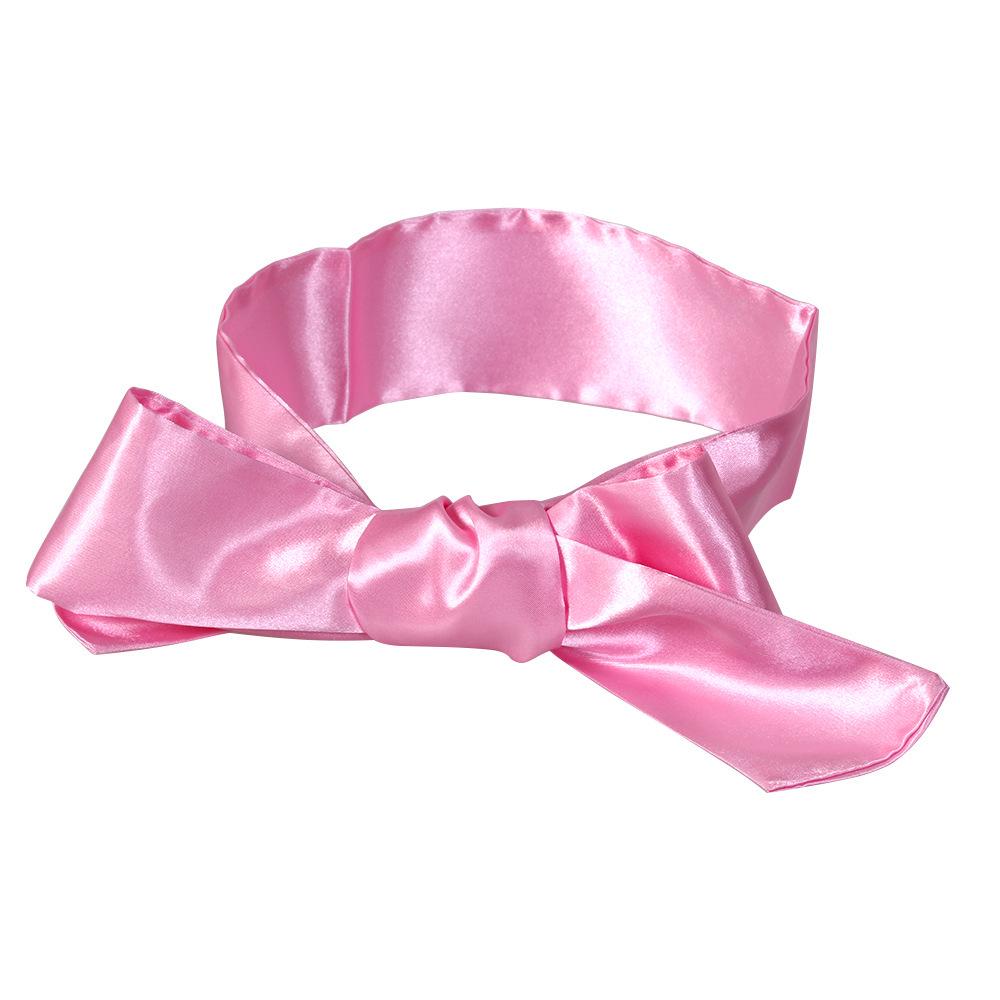 Silk Erotic Blindfold SM Restraint - 1.5m Light-Blocking for Flirting & Passion
