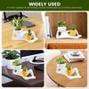 Lazy Guy Resin Funny Planter Pot with Drainage Holes Desktop Creative Crafts Ornaments Garden Greenery Vase Container