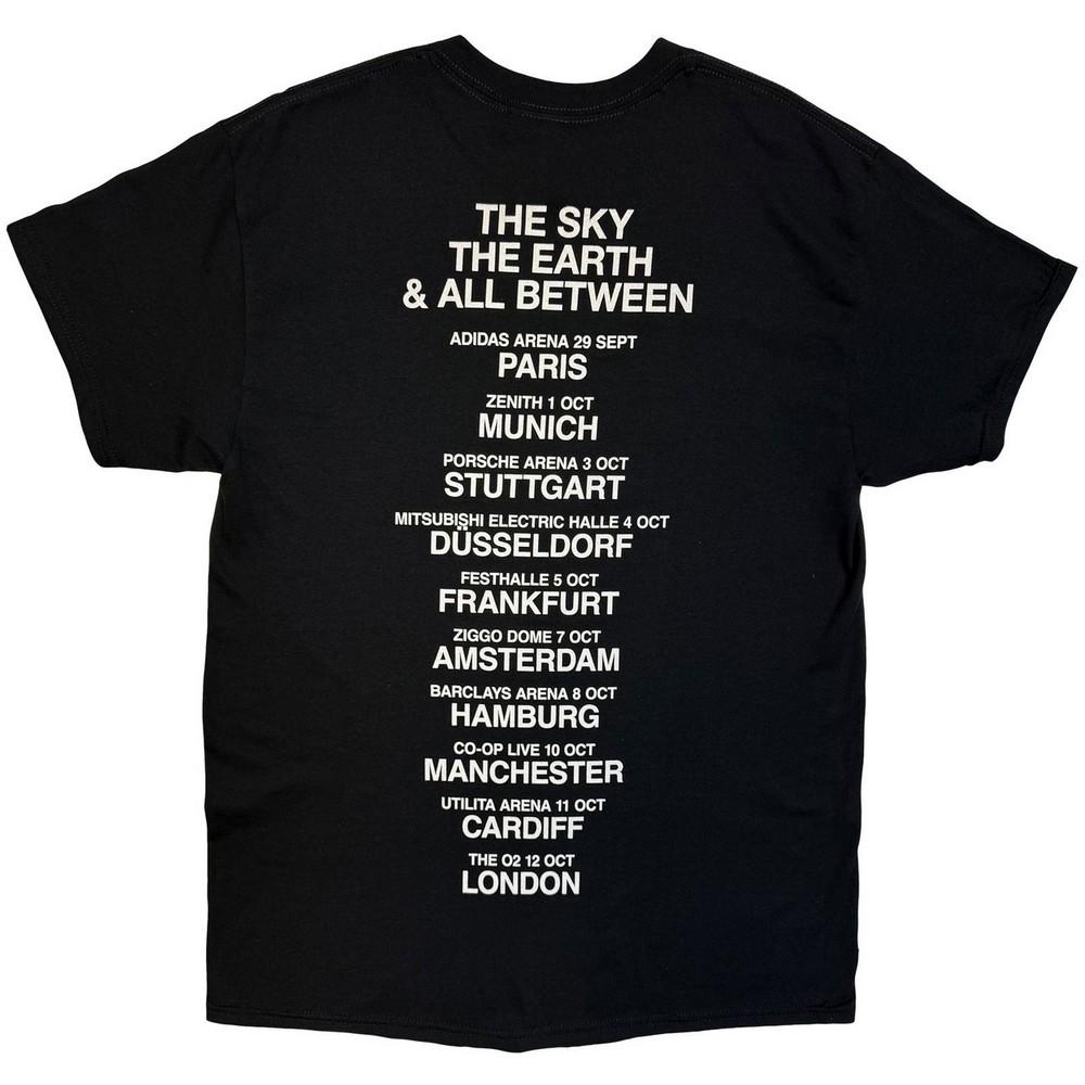 Architects Unisex Adult TSTE & AB EU Tour October 25 Back Print T-Shirt