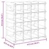 20 Bottle Wine Rack In Brown Solid Pine Wood