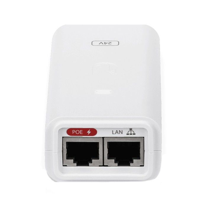 Ubiquiti Networks POE-24-12W-G-WH adaptateur et injecteur PoE Gigabit Ethernet 24 V