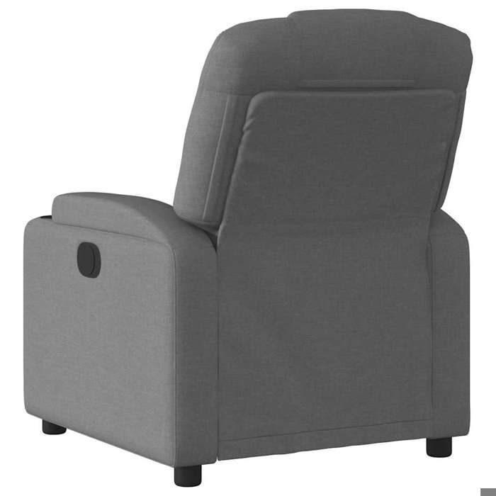 Maison Exclusive - Fauteuil inclinable électrique Gris foncé Tissu