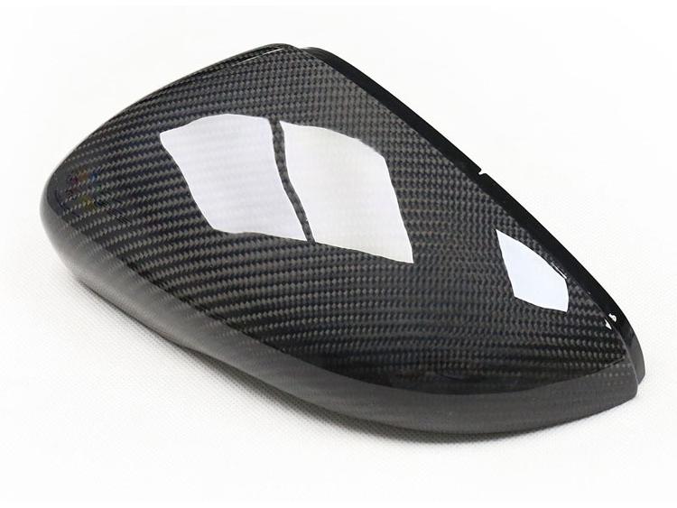 Carbon Fiber Replacement Rearview Mirror Cover for Volkswagen Golf 6, Touran, Bora, New Lingyu