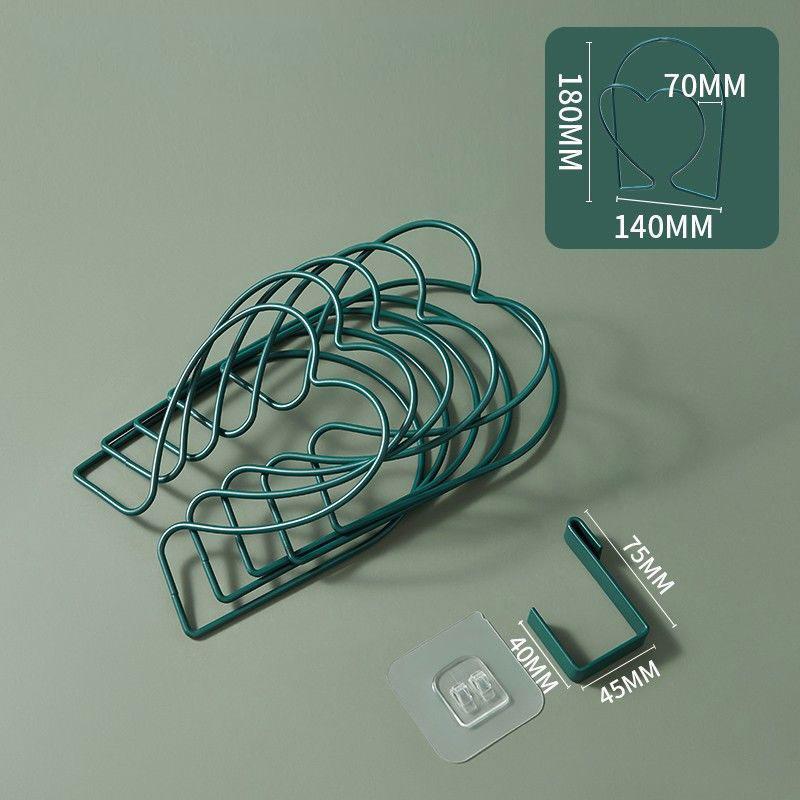 

Подвесная стойка для хранения головных уборов Отделка Артефакт Дверь шкафа Вешалка для головных уборов Многослойный крючок для одежды Настенная вешалка для полотенец Вешалка для одежды 5pcs