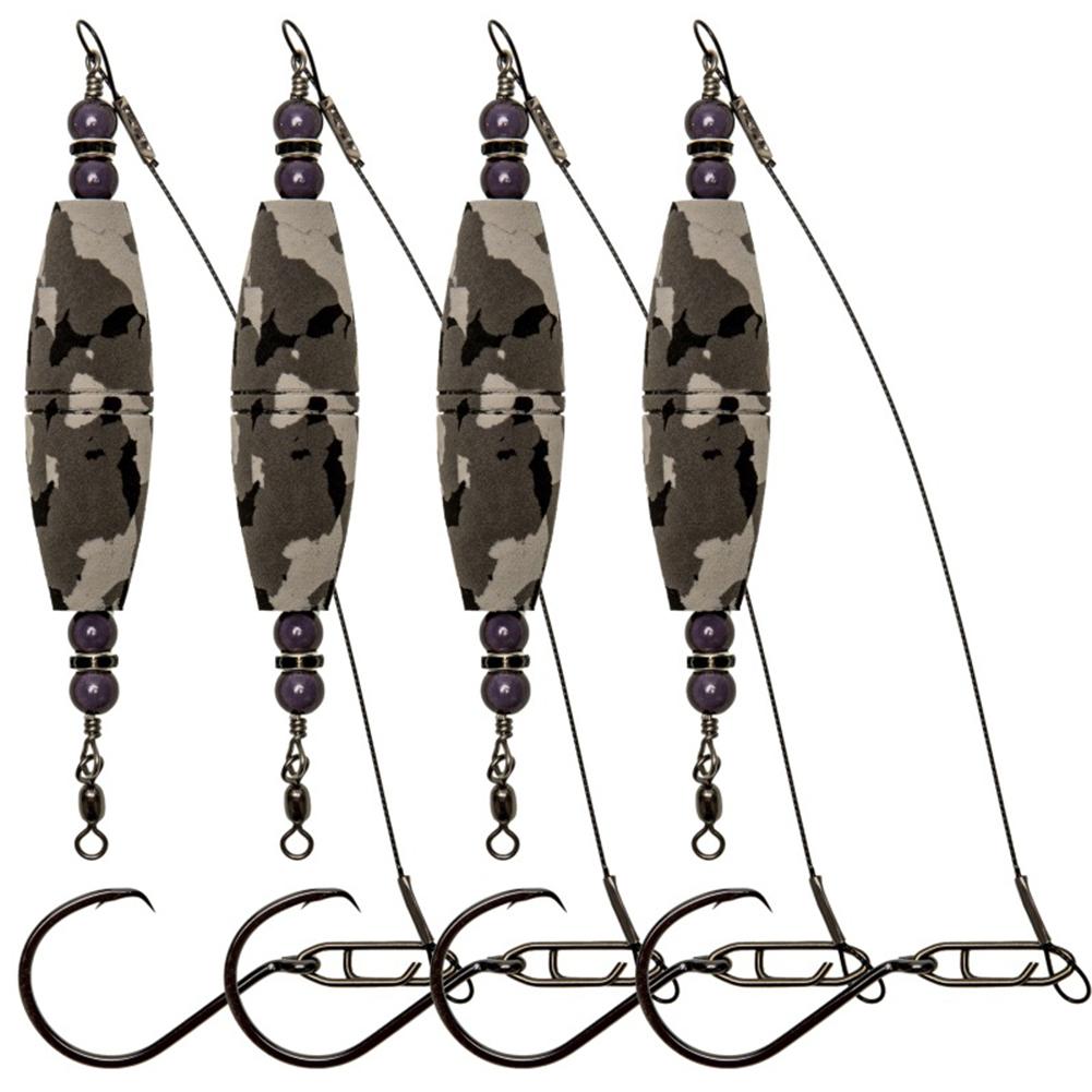 4Pcs Catfish Float Rigs High Buoyancy Fishing Bobbers for Fishing (Grey)