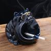 New Household Cute Cartoon Fu Pig Dog Ashtray Creative Ceramic Ashtray Personalized Trend Windproof Fly Ash