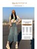 Women's High Waist Denim A-Line Skirt - Retro Loose Mid-Length for Autumn 2024