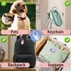 TPU Case Anti-Drop Protective Case with Keychain Anti-Scratch Trackers Holder for Keys Wallet Luggage Pets for Galaxy SmartTag 2