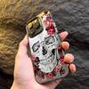 Luxury Skull Floral Cartoon Phone Case For iPhone 16 15 14 13 PRO MAX 11 12 13 PRO X XS XR 7 8 Plus Protective Shell Y2k Cover