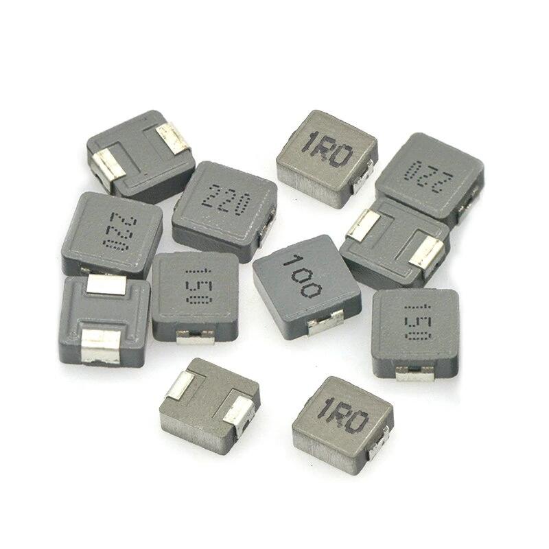 10pcs/lot 0630 SMD Power Inductor 1~22uH Multiple Specifications High Frequency Voltage Stabilizing Chip Inductor Sample Kit