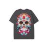Summer new loose T-shirt skull print 230g pure cotton street tide brand short sleeve