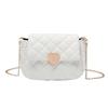 Heart-shaped embroidery bag 2025ladies bag women's bag women's casual versatile mobile phone bag diamond shoulder bag