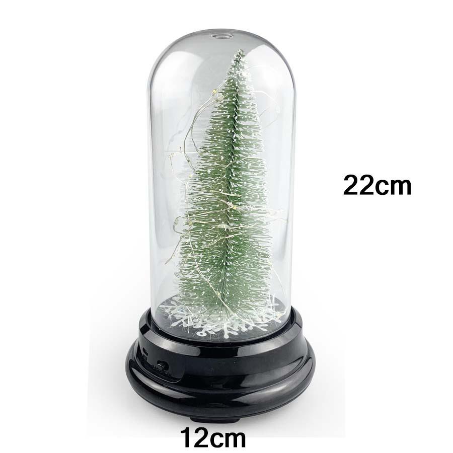 Colorful Glow Cedar Tree Christmas Gift Window Ornaments Decorative Night Light