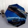 1pc Titanic1 Umbrella, Sun Protection, And UV Shielding. It Has Eight Sturdy Ribs for Outdoor Use And Perfect Gift