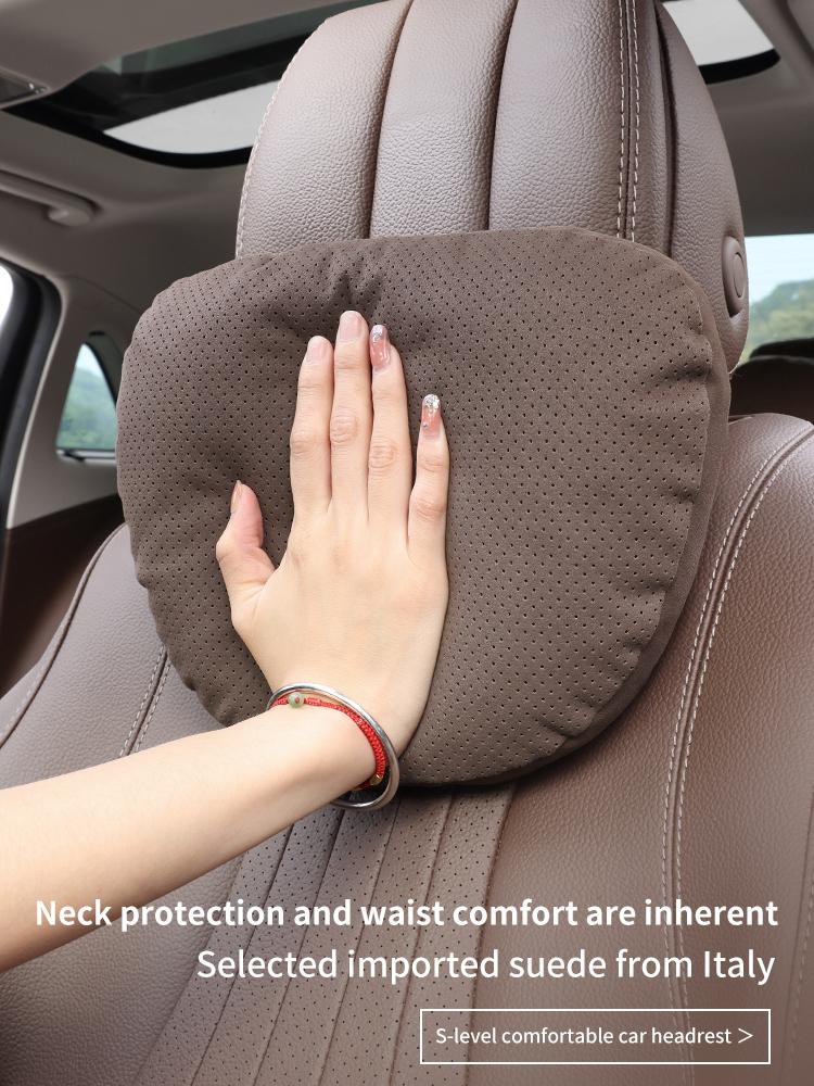 1PC For BYD Atto 3 Tang F3 E6 Yuan Plus Song Max F0 Qin G3 I3 Han Car Headrest Neck Support Seat Lumbar Cushion Soft Neck Pillow