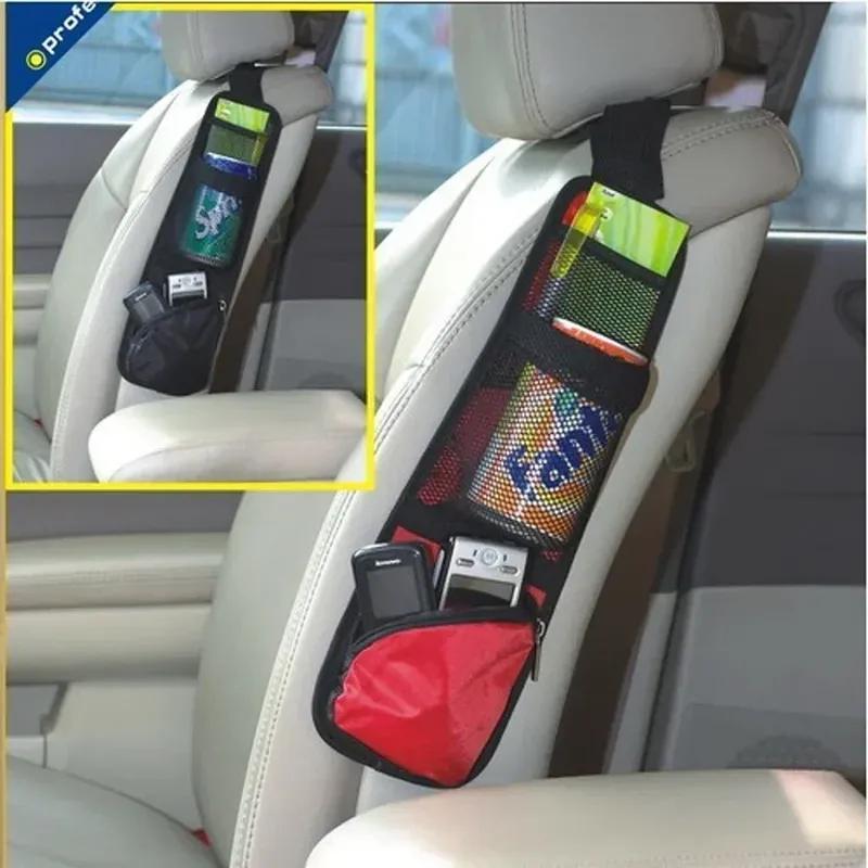 New Car Vehicle Seat Side Pocket Pouch Organizer Storage Bag Bottle Holder Car Stowing Tidying Interior Accessories