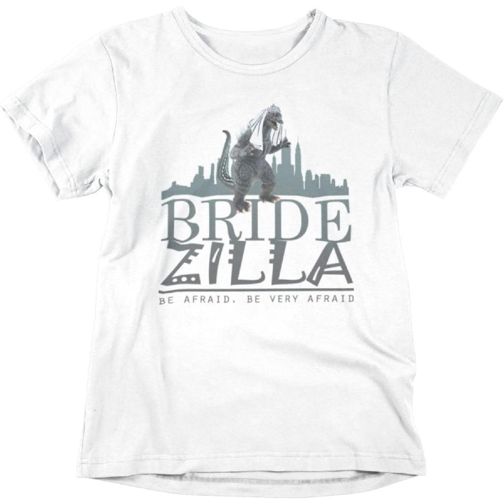 Image is Everything IIE, Bridezilla Monster Hen Party Wedding Brides Womens Ladies Gift T-Shirt, White, 16-18