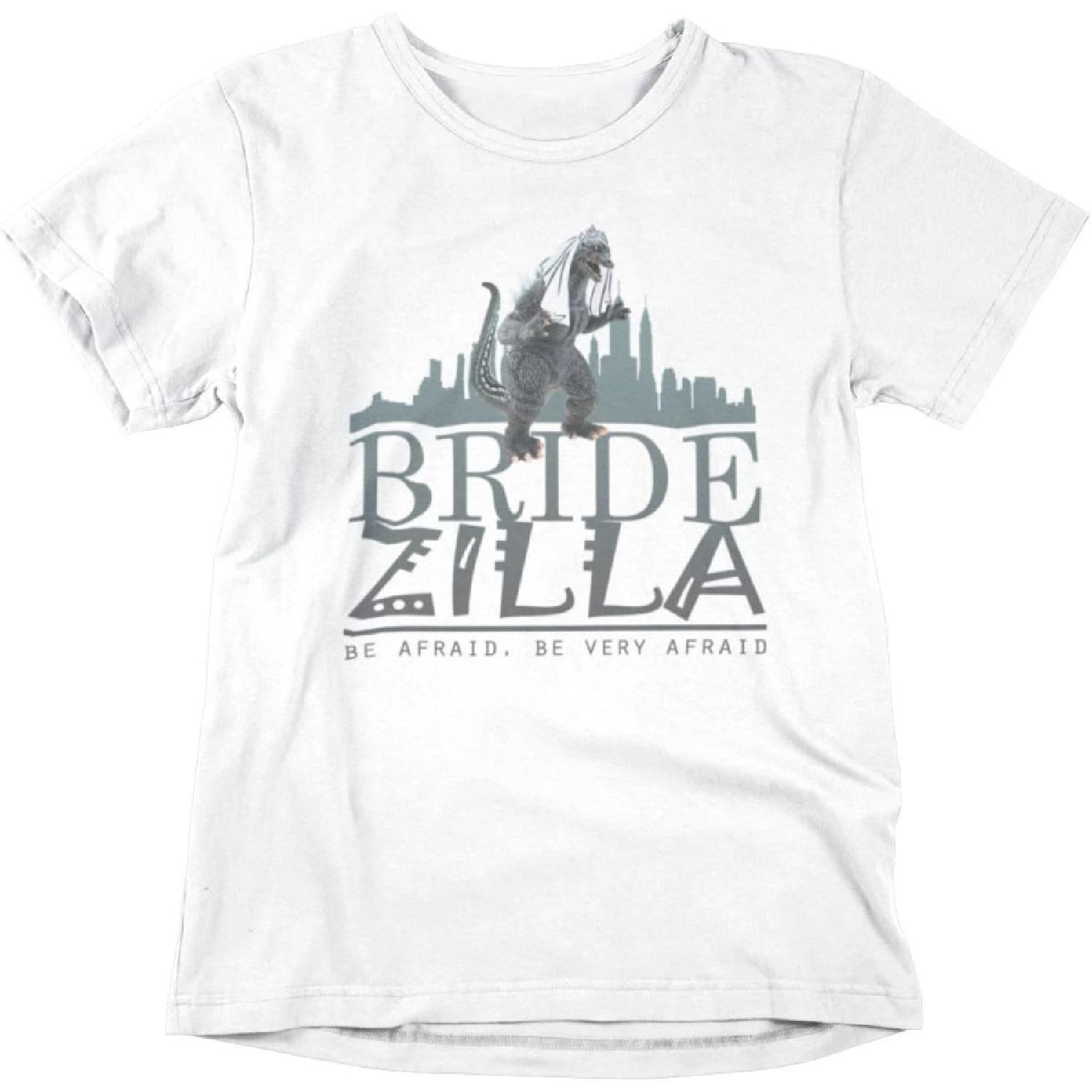 

Image is Everything IIE, Bridezilla Monster Hen Party Wedding Brides Womens Ladies Gift T-Shirt, White, 16-18 XXXXXL білий