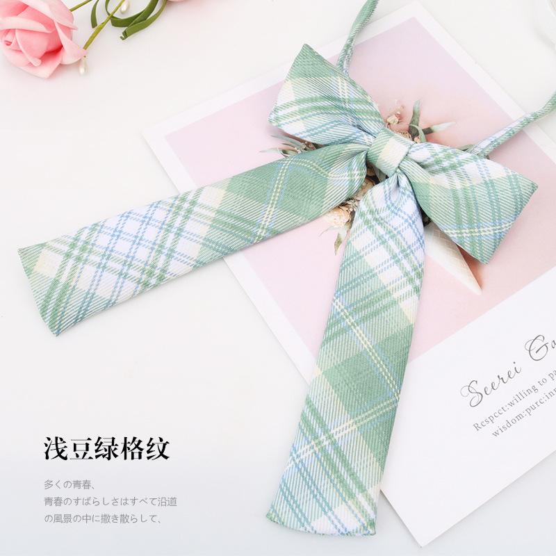 Japanese And Korean Version Of Female Collar Flower College Wind Ribbon Free Jk Bow Bow Graduation Photo Men'S Tie Sailor Suit Tide