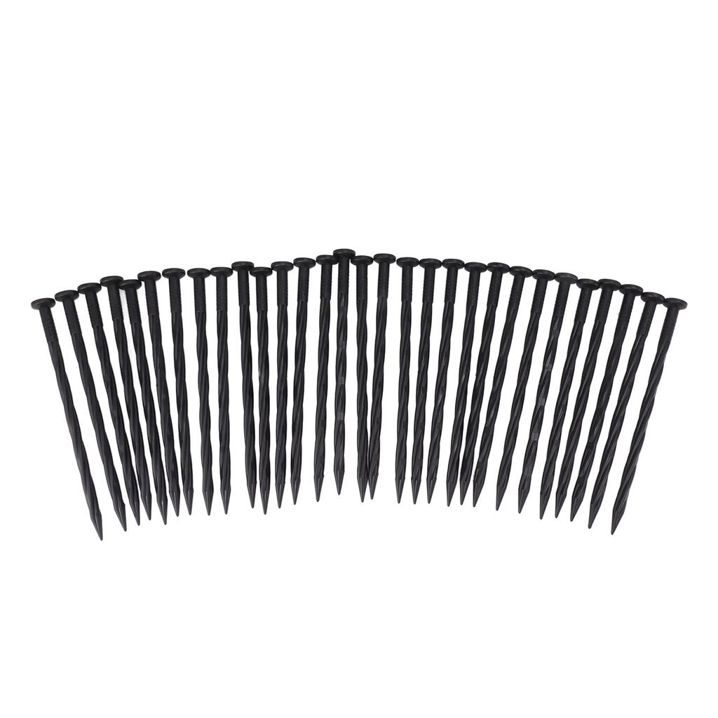 Landscape Edging Kit Lawn Edging Include 15 Spikes PE Garden Edging Border for Landscaping Flower Gardens Lawn