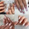 12 Color 3d Nail Art Pens Set, Nail Point Graffiti Dotting Pen Drawing Painting Liner Brush For Diy Nail Art Beauty Adorn Manicure Tools