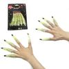 10 Stück/Set Nagel Leuchtende Falsche Finger Abdeckung Halloween Cosplay Requisite Party Dekorationen Spielzeug