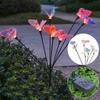 Solar Firefly Light Outdoor Waterproof Garden Decorative Lawn Light Landscape Ambience Floor Insert Light