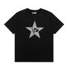 Foreign Trade Meichao Sp5der555555 Spider Web Printing Summer Loose Trend Men's and Women's Couples Short Sleeve T-Shirt Summer