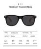 Retro Polaryzacyjne Okulary Bambusowe z Bambusowymi Zausznikami Mao - Unisex Styl Europejski i Amerykański