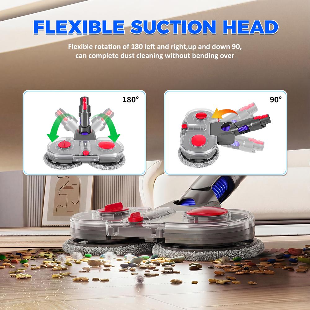 Mop Head Kit For Dyson V7 V8 V11 V11 Vacuum Cleaner Parts Accsessories With Water Reservoir Cleaning Electric Rag Cloth Spare