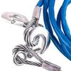 1Pcs 3-7 Tons Steel Wire Tow Ropd Traction Roping Trailer Pulls Rope With Hooks Car Tow Rope Auto Emergency Tools